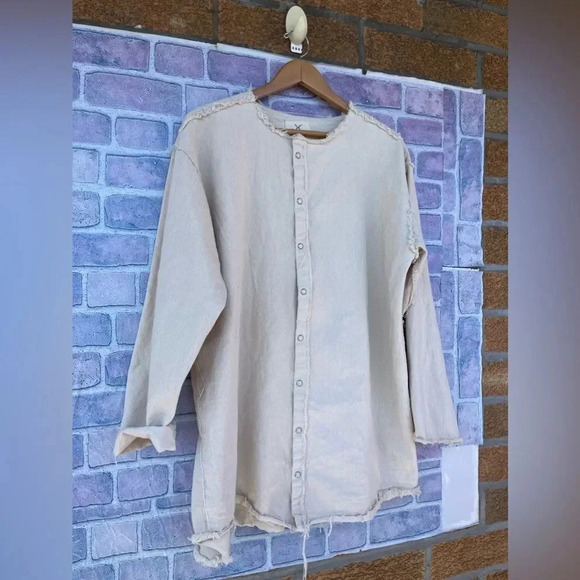 Tribe Kelley Fray Oversized Jacket Size XL - Picture 3 of 9